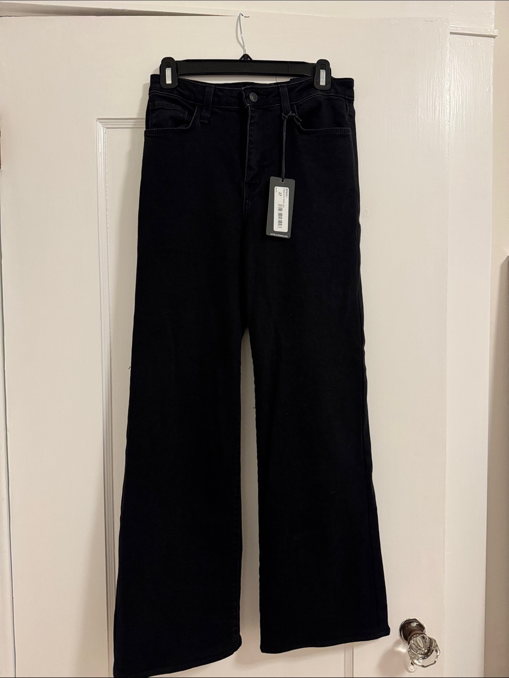 Just Black Black Wide-Leg High-Rise Jeans